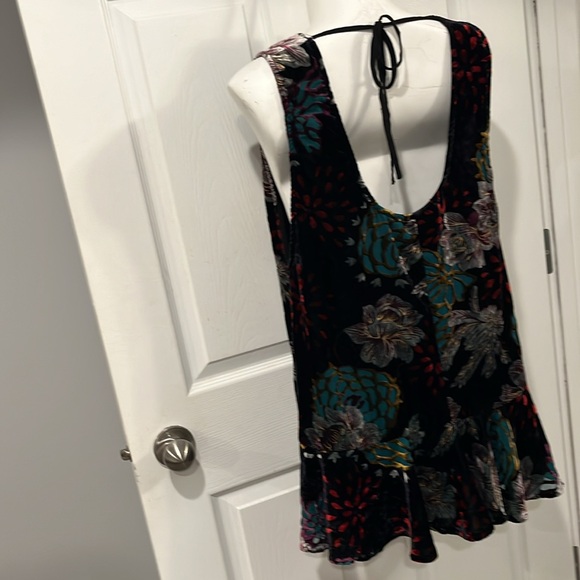 Free People velvet burnout mini dress - Picture 6 of 7